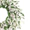 24" Artificial Pea Blossom Floral White Spring Wreath